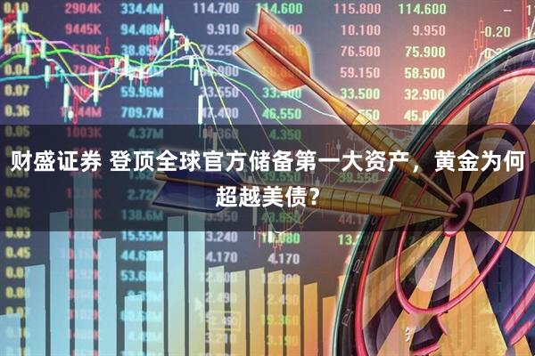 财盛证券 登顶全球官方储备第一大资产，黄金为何超越美债？