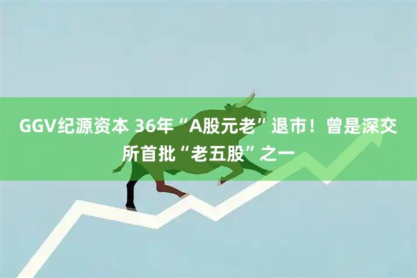 GGV纪源资本 36年“A股元老”退市！曾是深交所首批“老五股”之一